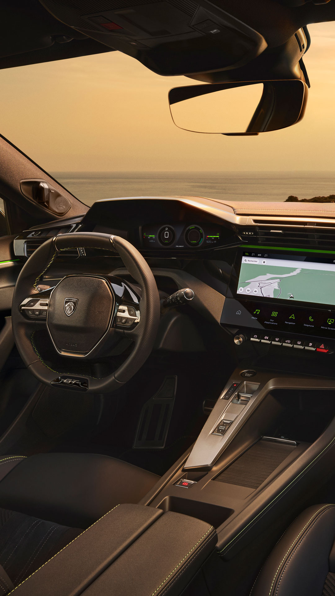 Neues PEUGEOT 408 Hybrid i-Cockpit